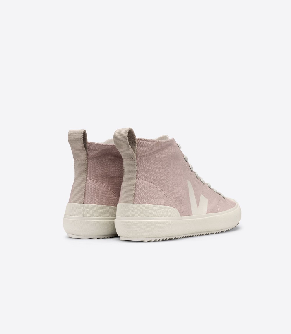 Veja Sneakers Dam - Nova Ht Canvas - Rosa/Vita - 876142-CZR